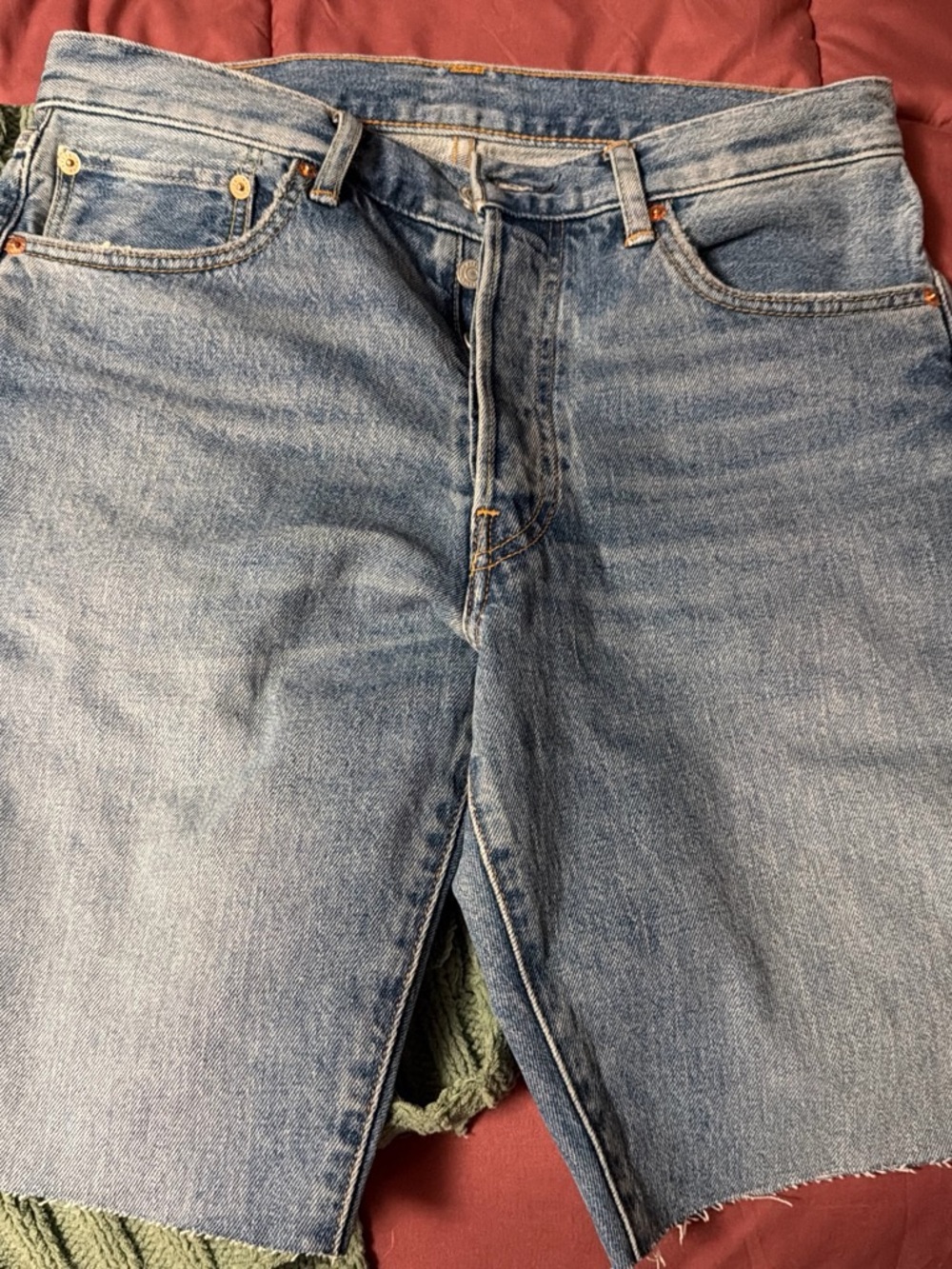 Buck Mason Light Blue Straight Leg Jeans